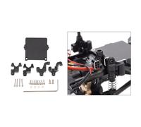 Tour De Choc Avant Arrière En Métal, Modèle De Voiture Télécommandé, Pour Axial Scx24 Axi90081, Camion Buggy Chenille, Accessoires De Bricolage, 1/24