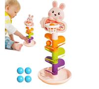 Tour de Chute de Balle, Jouet de Piste de Balle, Tour de Balle pour Tout-Petit, Activité de Rampe de Piste Interactive Empile Un Jouet éducatif tourbillonnant pour Les Tout-Petits, garçons et Filles