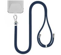 TOUR DE COU EN NYLON AVEC FIXATION UNIVERSELLE - BLEU MARINE