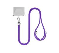 Tour de Cou 150cm pour Smartphone en Nylon avec Fixation Universelle Violet