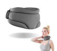 Tour de cou avec soutien à 360° en mousse souple pour dormir, collier cervical amovible et réglable, soulage les douleurs cervicales et la pression de la colonne vertébrale pour femme/homme, universel