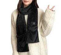 Tour de cou chauffant électrique - Écharpe chauffante intelligente, confort d'hiver, écharpe en tissu doux avec contrôle de la température, vêtements chauds avec design lavable, équipement chauffant