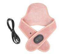 Tour de cou chauffant rechargeable - Chauffe-cou à 3 niveaux pour soulager la tension | Coussin thermique apaisant avec compression réglable et tissu doux confortable pour la relaxation musculaire