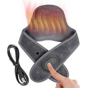 Tour de cou chauffant - Velours 25,98 X 5,51 pouces | Enveloppement chauffant électrique magnétique à 3 températures réglable pour les épaules | Douleurs musculaires Femmes âgées Bureau Maison Voyage