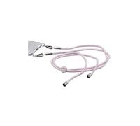 Tour de cou, cordon, rose/blanche