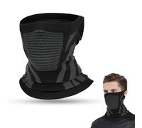 Tour de Cou Hiver pour Homme et Femme, Cache-Cou Élastique Coupe-Vent, Masque Suspendu aux Oreilles, Écharpe à Bouclepour Le Ski, Vélo, Moto, Chasse