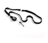 Tour de cou, lacet textile avec enrouleur pour porte-badge