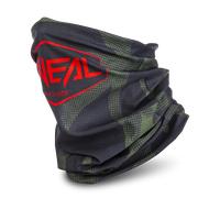 O'Neal Foulard tubulaire Neckwarmer Covert – Confortable, élastique, non-ligné – Noir/Vert Unisexe