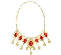 Boland - 64566 - Collier de la reine, 45 cm, chaîne avec pendentif, bijoux fantaisie, accessoires pour déguisements, carnaval