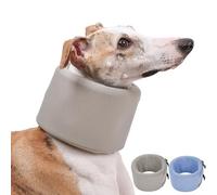Tour de cou pour chien après une chirurgie - Collier de soutien cervical réglable doux pour animal domestique avec boucle et housse amovible pour la récupération après blessure, guérison