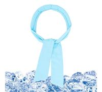 Tour de cou rafraîchissant avec perles polymères - Écharpe physique réutilisable pour compresse de glace pour femme | Appareil de refroidissement portable activé par l'eau