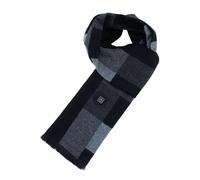 Tour de cou réglable - Écharpe chauffante rechargeable | Écharpe thermique électrique douce avec batterie de charge USB et 3 modes de chaleur pour les voyages en plein air, les trajets et la