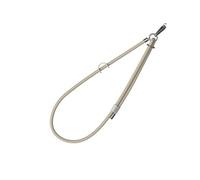 Tour de Cou Tressé pour Téléphone en Polyester Ajustable Beige