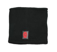 Tour de cou tricoté avec patch cuir et intérieur polaire 50% PC 50% PL MILAN 143464