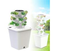 Tour de Culture hydroponique Verticale, Jardin Tour hydroponique - 3/4/5/6 étages, système de Culture d'intérieur avec minuterie et Fonction d'hydratation pour Fruits et légumes, jardinière