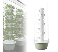 Tour de Culture hydroponique Verticale, système de Jardin intérieur pour 36 Plantes avec Circulation d'eau Intelligente, Lampe de Culture LED à Spectre Complet Pliable, matériau de with Light 9-Layer