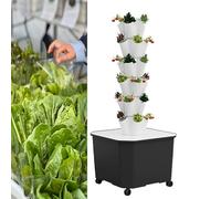Tour de Culture hydroponique Verticale, système de Tour hydroponique à 12 étages, Culture Verticale de Plantes avec Pompe et réservoir d'eau Amovible - Idéal pour Les Amateurs de Jardinage p