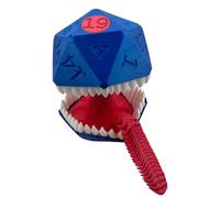 Tour de dés - Bac à lancer pour dés - Accessoires de jeu de rôle avec grande forme de langue pour table de famille, salon, fête, soirée sociale