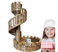 Tour de dés | Château Romain, élégant Rouleau de Style Ancien, Accessoire de Jeu décoratif au Design de forteresse pour Jeux de société, RPG, Aventures sur Table, décoration médiévale, Jeux