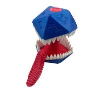 Tour De Dés Impression 3D,Plateau de Lancer pour Dés - Accessoires De Jeu De Rôle Design Grande Langue pour Anniversaire Fêtes Rassemblements Sociaux Et Familiaux Adultes Table Basse Salon Et Loisirs