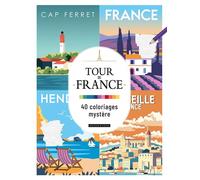 Tour de France - 40 Coloriages Mystère - Collectif - Dessain Et Tolra - broché - Livre-jeu