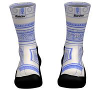 Chaussettes Tour de France 2025 Arrivée Arc de Triomphe blanc bleu - M