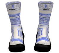Chaussettes Tour de France 2025 Arrivée Arc de Triomphe blanc bleu - M