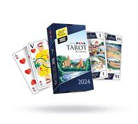Tour de France - Jeu de Tarot Officiel du Tour de France 2024 - Édition Limitée, Illustrations Exclusives des Villes Étapes - Inclus 1 Règle Spéciale pour Jouer la Conquête du Maillot Jaune