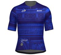 Santini Tdf Arrivée Arc De Triomphe 2025 Short Sleeve Jersey Bleu S Navy Blue