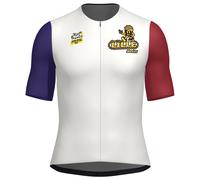 Maillot Tour de France 2025 Grand Départ Lille manches courtes blanc bleu rouge - Coupe Slim - S