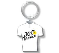 Tour de France Porte-clefs metal maillot blanc