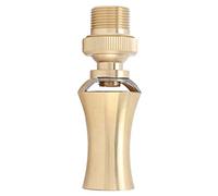 Tour de glace en laiton, buse de fontaine d'eau en cèdre, tête de pulvérisation, arroseur d'étang réglable (6 minutes Dents internes et externes de 25 mm)