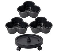 Tour de jardinière, jardinière aux Fraises - Pot de Tour empilable Vertical aux Fraises,Planteur de Fleurs et de légumes du Jardin d'empilement pour intérieur et extérieur