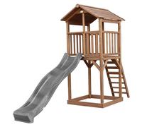 Aire de jeux en bois avec bac à sable et toboggan - Beach Tower