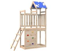 Vidaxl Tour De Jeu Marron 110,5 X 52,5 X 215cm Pin Massif