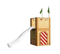 Tour De Jeux Avec Toboggan Blanc Aire De Jeux Pour L'extérieur Maisonnette / Cabane De Jeu En Bois Fsc - Axi Arthur