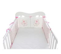 Tour de Lit 6 Pièces Ensemble 30*30cm Pare-choc Literie Enfant Lit Bébé Motif ange ours