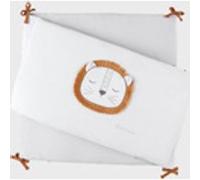 Tour de lit Babou & Kendi en Veloudoux, écru/gris clair