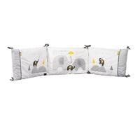Tour de lit bébé déhoussable en coton blanc - SAUTHON - Babyfan - Design graphique - Douillet - Mixte