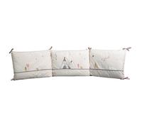 Tour de lit bébé déhoussable - SAUTHON - Timouki - 100% Coton - Beige - 180x40cm