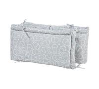 Tour de Lit Bébé - ROBA - Design de Lapin miffy® - Respirant - Gris - Blanc