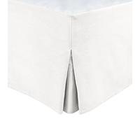 Tour DE LIT Cache SOMMIER 140 X 190 CM + 30 CM Blanc