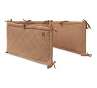 Tour De Lit Cosy Knit Biscuit (pour Lits 60 X 120 Ou 70 X 140 Cm) Marron 180X30