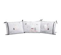 Tour de lit déhoussable - SAUTHON - Blanc - Coton - 180x40cm