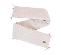 Tour De Lit En Coton Bio Frosty Almond Beige Amande TU