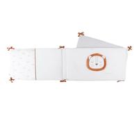 Noukies Tour de lit Babou & Kendi Veloudoux blanc