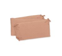Tour De Lit Et Parc - Jersey Matelassé Beige 180X30