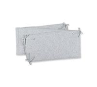 Tour De Lit Et Parc - Pady Quilted Jersey Mix Grey 180X30
