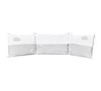 Tour de lit bébé en coton - SAUTHON - Lily GREY - Fille - Gris - 40x19x190 - Bébé