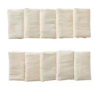 BB&CO - Tour de lit bébé coton/polyester Mix and Match 10 pièces Écru - 22x38